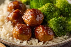 Hot Honey Meatballs