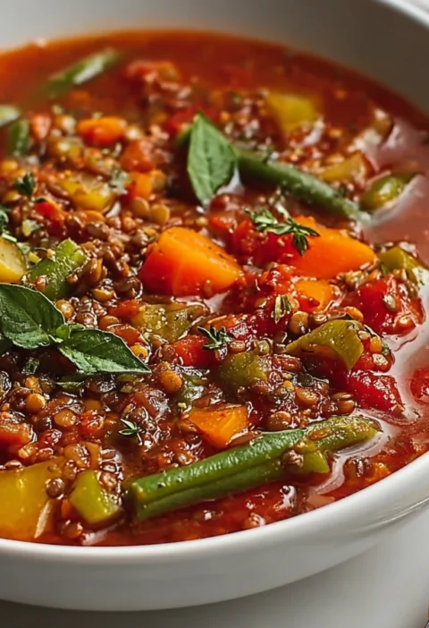 Easy Beef And Lentil Soup Recipe Slow Cooker Beef Lentil Soup Homemade Beef Lentil Vegetable Soup Best Beef And Lentil Sou...