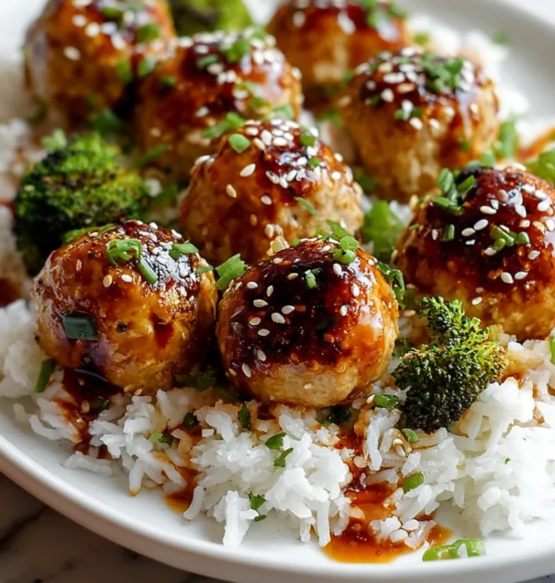 Easy Frozen Teriyaki Chicken Meatballs Recipe Best Homemade Teriyaki Chicken Meatballs Gluten-free Teriyaki Chicken Meatba...