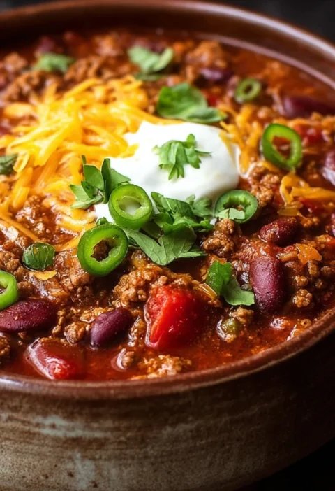 Easy Ground Beef Chili Recipe Slow Cooker Healthy Ground Beef Chili Recipe Low Fat Quick And Easy Chili Recipe For Beginne...