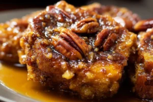 Overnight Pecan Pie French Toast