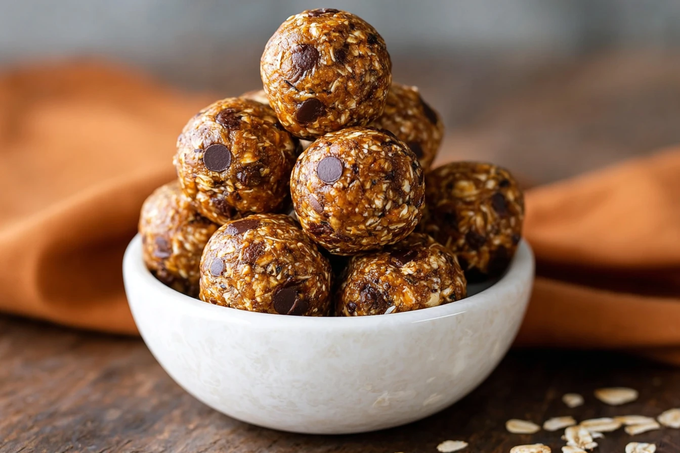 Pumpkin Protein Balls Gluten Free Recipe Easy Pumpkin Seed Protein Balls Vegan Pumpkin Protein Balls Recipe No-bake Pumpki...