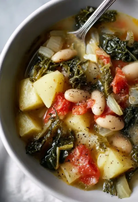 Kale Soup Recipe Easy Healthy Kale Soup Diet Best Kale Soup For Weight Loss Homemade Kale Soup Vegetarian Low Calorie Kale...