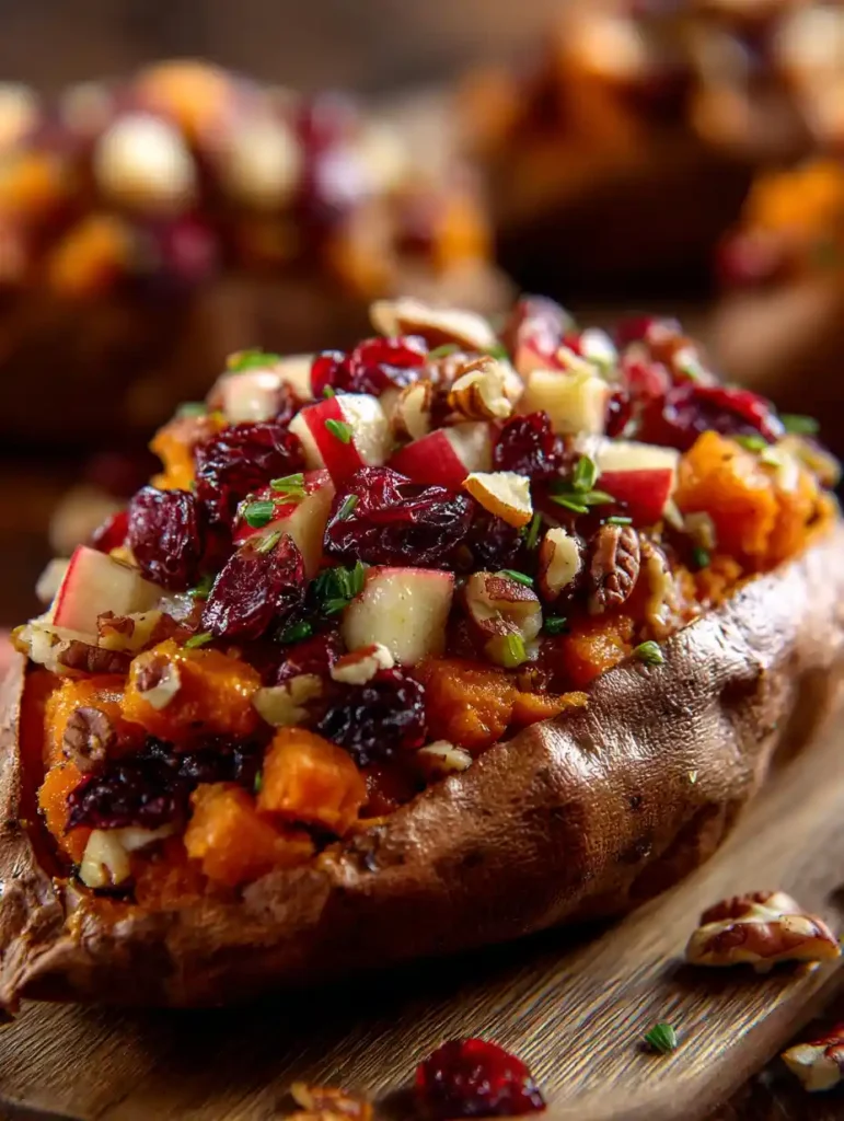 Apple Spiced Stuffed Sweet Potatoes Recipe Easy Apple Spiced Sweet Potatoes Vegan Apple Spiced Sweet Potatoes Gluten-free ...