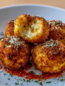 Chicken Parmesan Meatballs – Juicy, Cheesy, and Oven-Baked