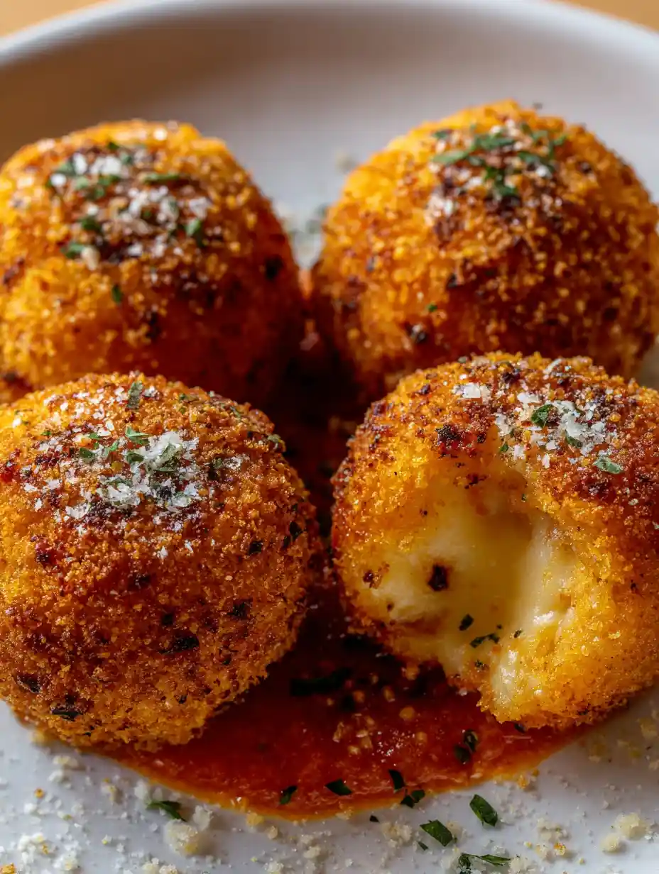 Chicken Parmesan Meatballs – Juicy, Cheesy, and Oven-Baked