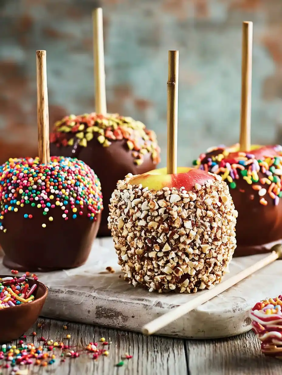 Chocolate apples
