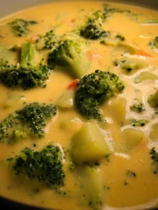 Easy Broccoli Cheddar Soup