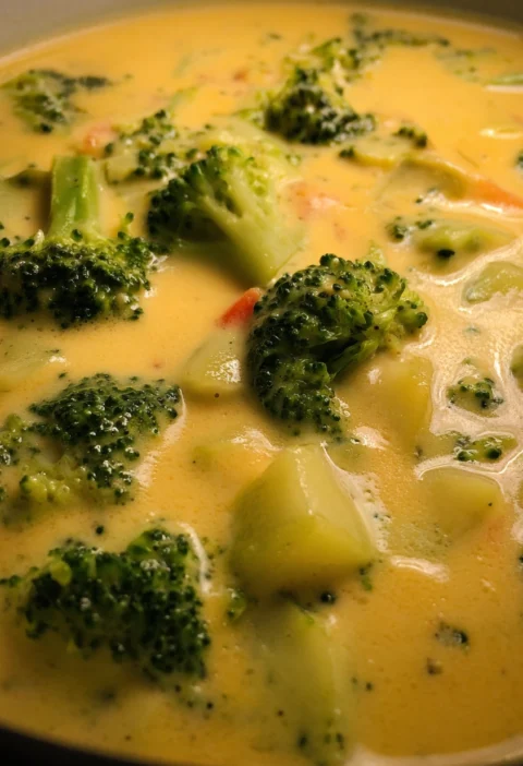 Easy Broccoli Cheddar Soup Recipe Healthy Broccoli Cheddar Soup Low Calorie Keto Broccoli Cheddar Soup Slow Cooker Gluten-...