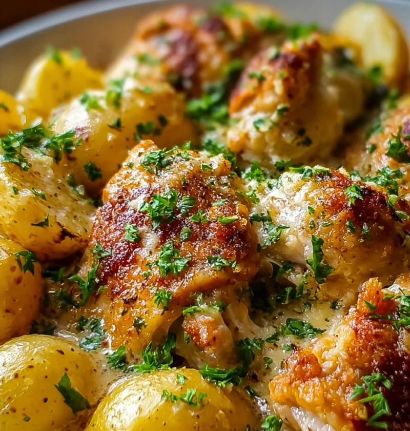 Easy Garlic Parmesan Chicken Crockpot Recipe Slow Cooker Garlic Parmesan Chicken And Potatoes Best Crockpot Chicken Parmes...