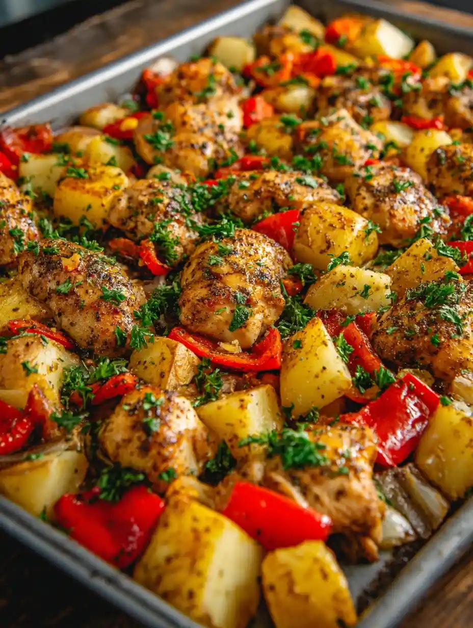 Hawaiian Chicken Sheet Pan – A Sweet & Savory One-Pan Dinner