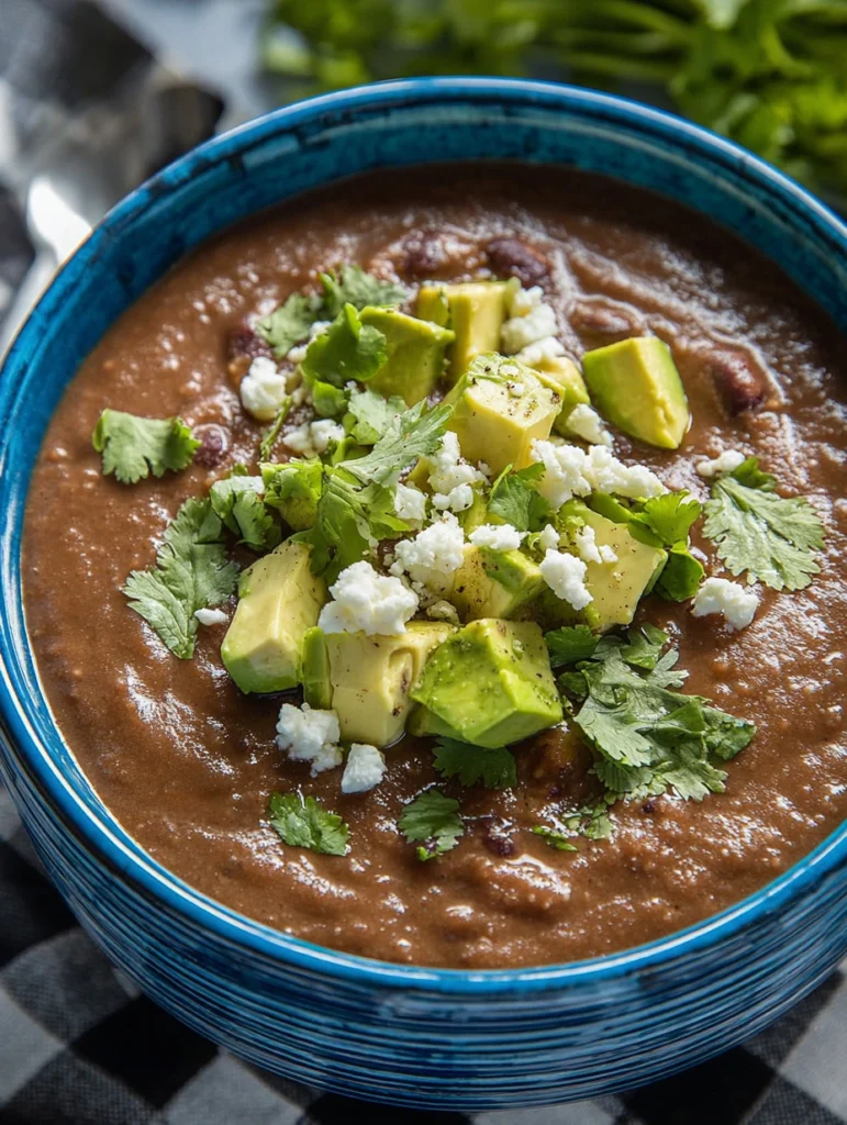 Easy Vegan Black Bean Soup Recipe Low-calorie Black Bean Soup Homemade Gluten-free Black Bean Soup Ideas Heart-healthy Bla...