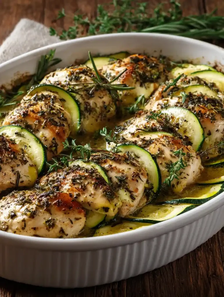 High Protein Chicken Zucchini Bake Recipe Healthy Chicken Zucchini Bake High In Protein Low Carb Chicken And Zucchini Bake...