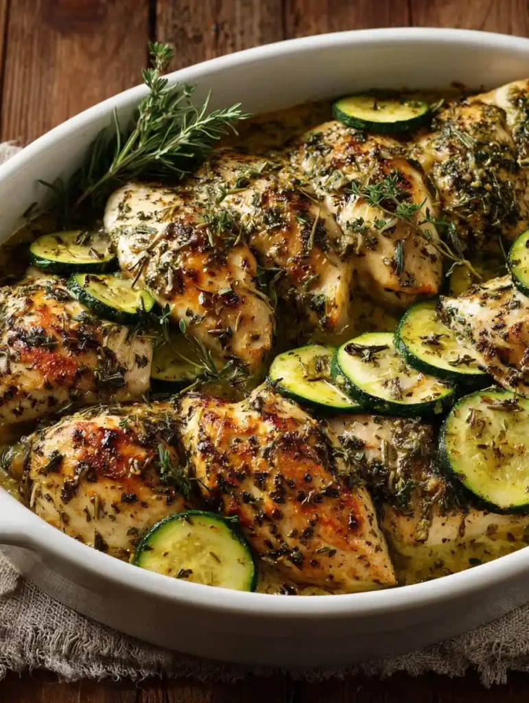 High Protein Chicken Zucchini Bake Recipe Healthy Chicken Zucchini Bake High In Protein Low Carb Chicken And Zucchini Bake...