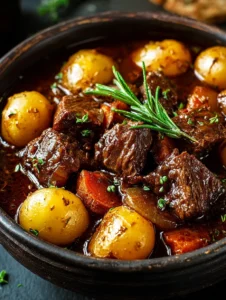 Incredible Guinness Beef Stew