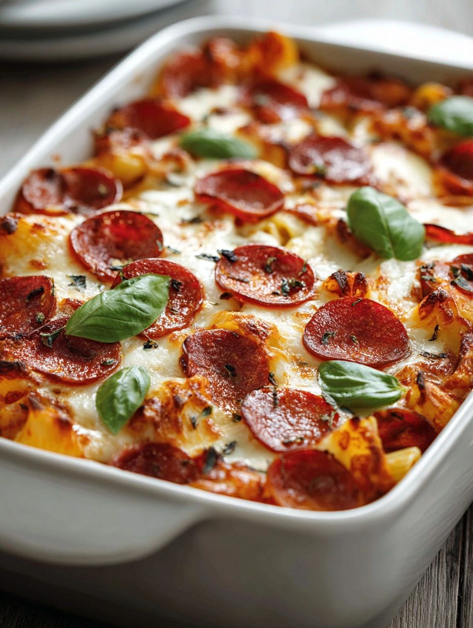 Irresistible Pizza Casserole
