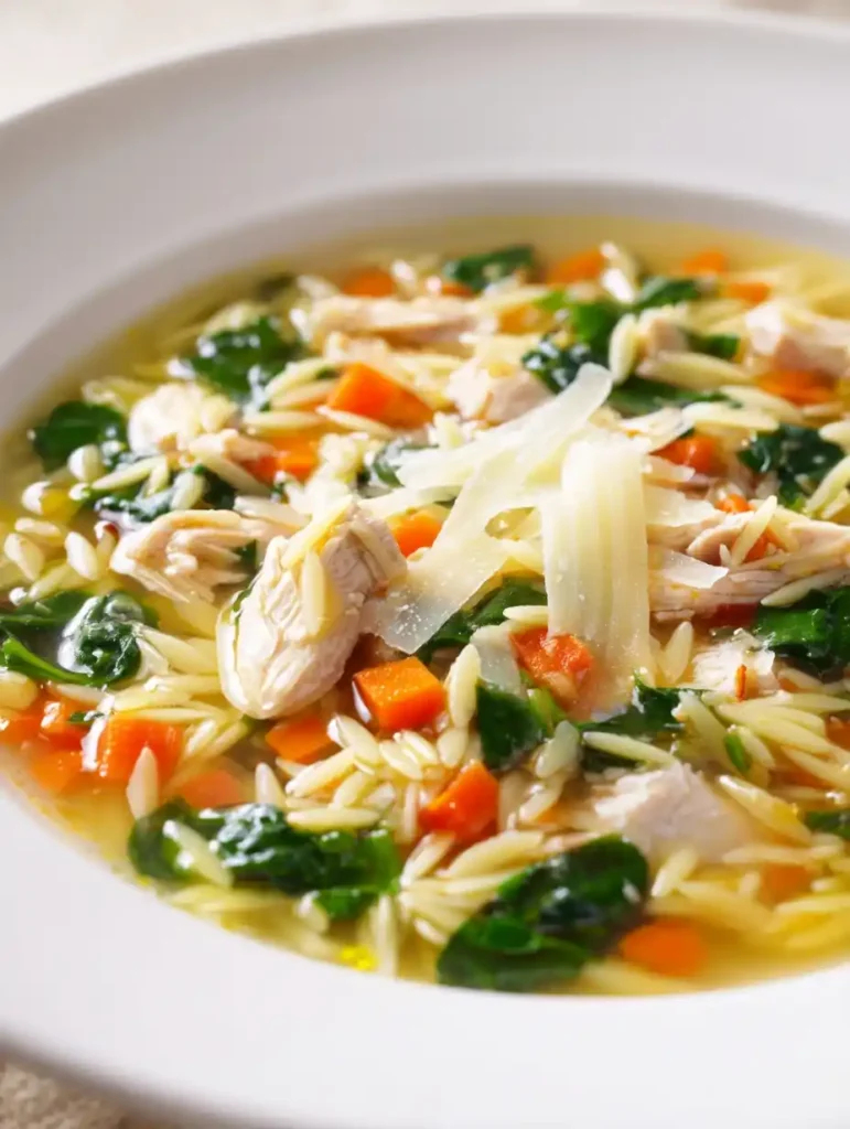 Easy Lemon Chicken Orzo Soup Recipe Homemade Lemon Chicken Orzo Soup Best Lemon Chicken Orzo Soup Lemon Chicken Orzo Soup ...