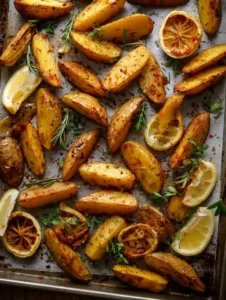 30-Minute Lemon Roasted Potatoes Delight