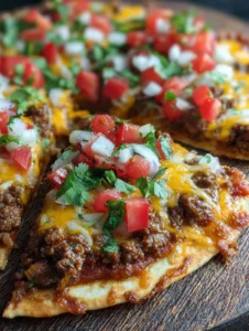 Easy Mexican Beef Pizza Recipe-Quick Delicious Dinner