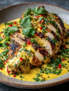 Mexican Chicken with Cheese Sauce – Creamy, Spicy, and Flavor-Packed