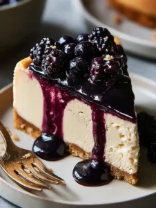 Mulberry And Earl Grey Cheesecake – A Comforting Dessert Delight