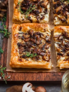 Mushroom tart