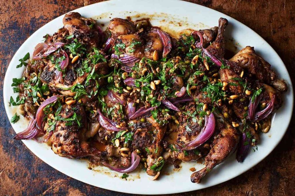 Mussakhan Recipe Authentic Easy Mussakhan Chicken Recipe Best Palestinian Chicken Dish How To Make Roast Chicken With Suma...