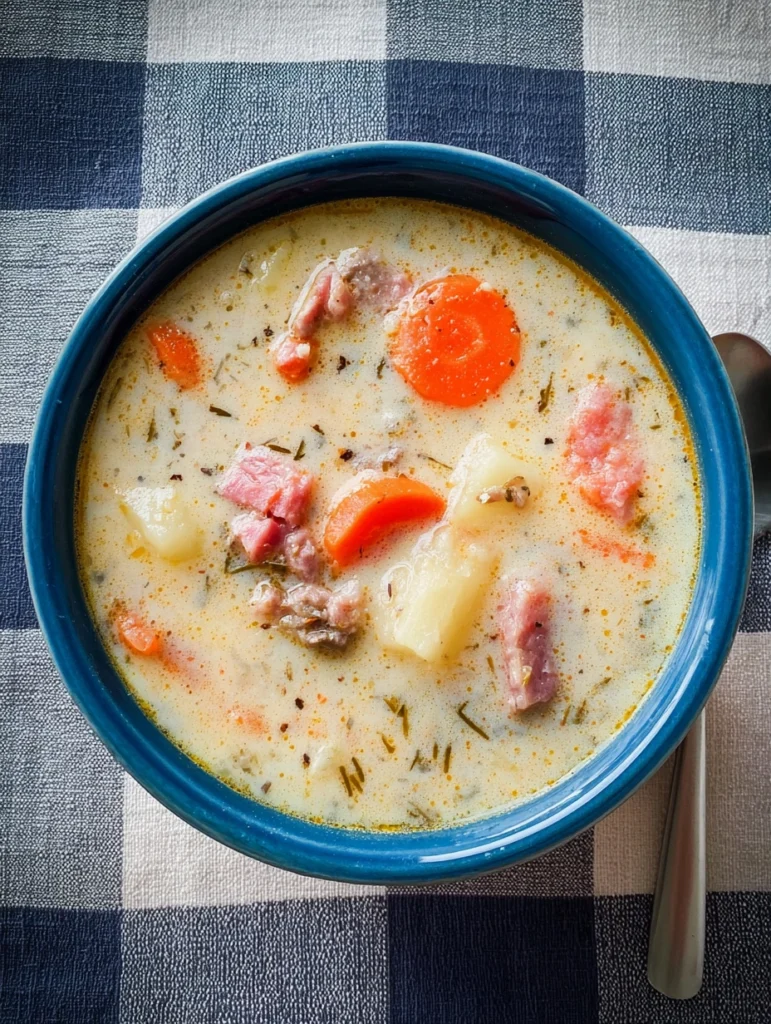 Easy One-pot Ham And Potato Soup Recipe Creamy Ham And Potato Soup Stovetop Best Ham And Potato Soup Recipe One-pot Creamy...