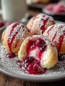 Rhubarb Cheesecake Bombs: A Delightful Bite-Sized Treat