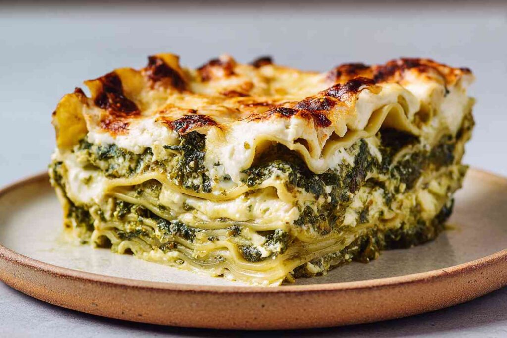 Saag Paneer Lasagna Recipe Easy Saag Paneer Lasagna Homemade Saag Paneer Lasagna Best Cheese For Saag Paneer Lasagna Vegan...