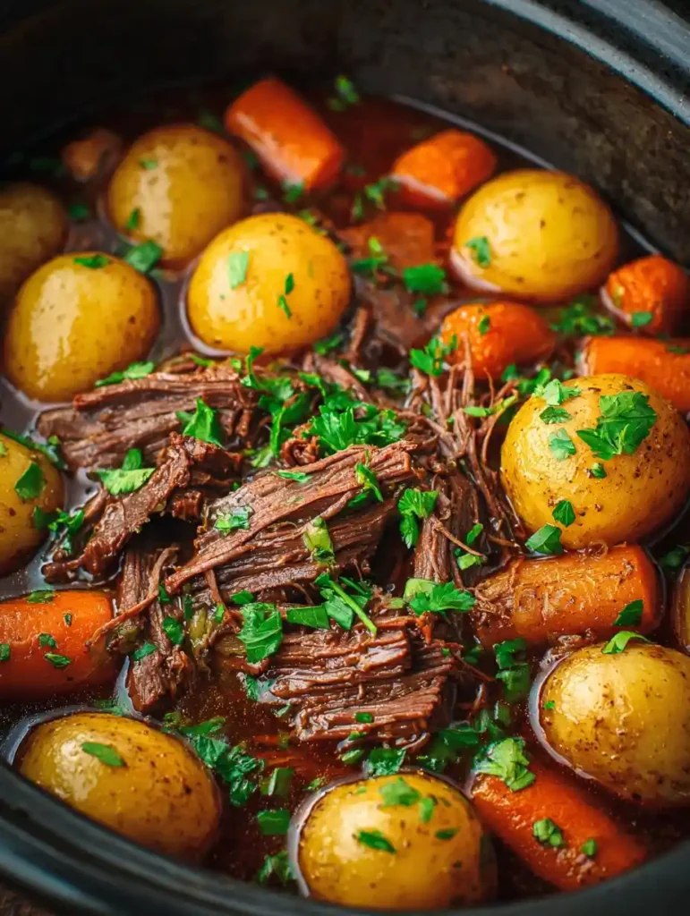 Best Slow Cooker Roast Beef Recipe How To Make Tender Roast Beef In Slow Cooker Easy Juicy Slow Cooker Roast Beef Slow Coo...