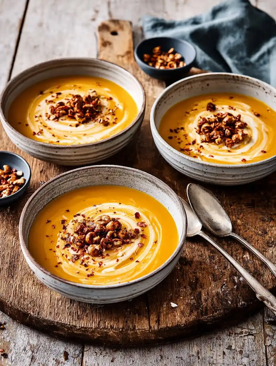 Spicy pumpkin soup