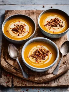 Spicy pumpkin soup