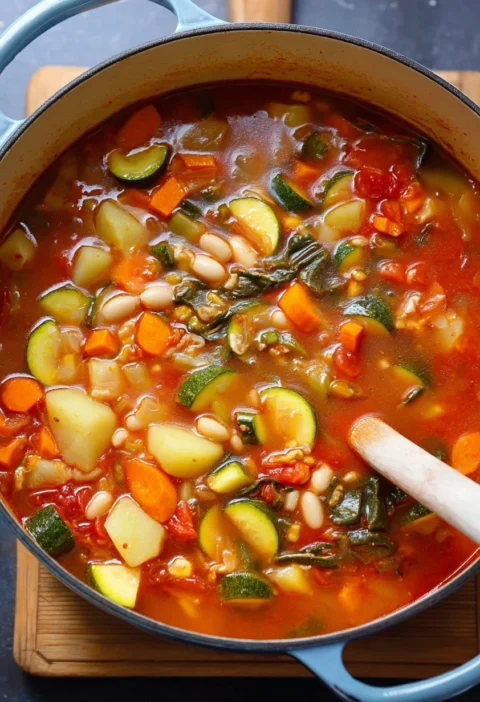 Summer Vegetable Minestrone Soup Recipe Best Vegetables For Minestrone Soup Healthy Summer Minestrone Soup Organic Minestr...