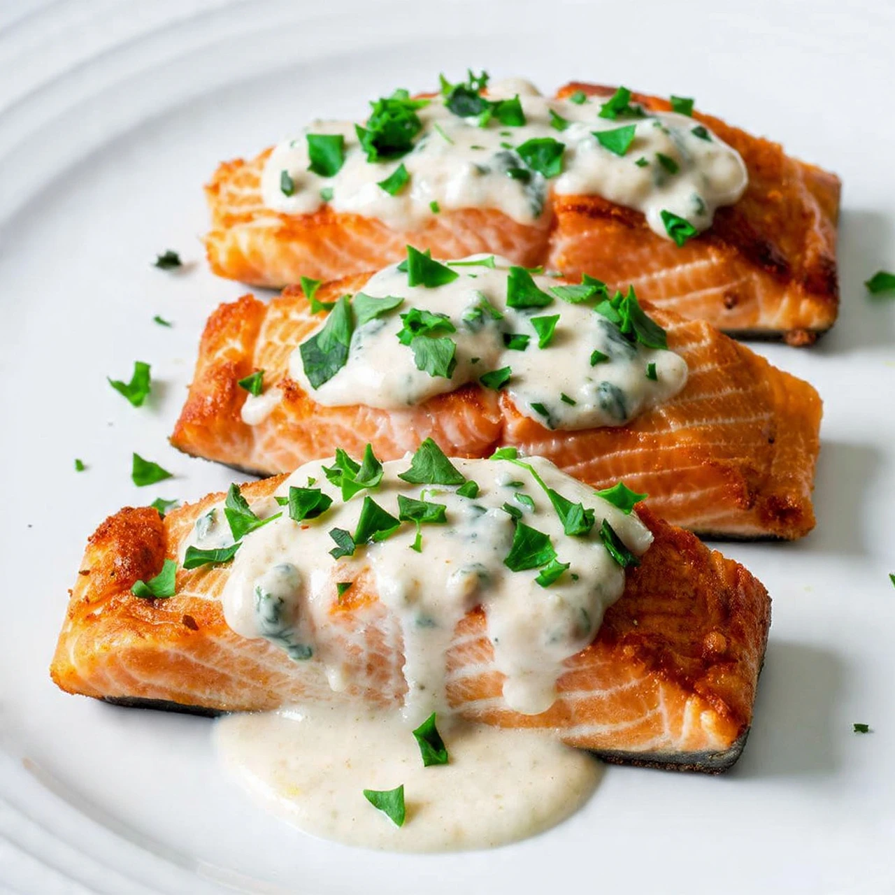Baked Boursin Salmon Recipe