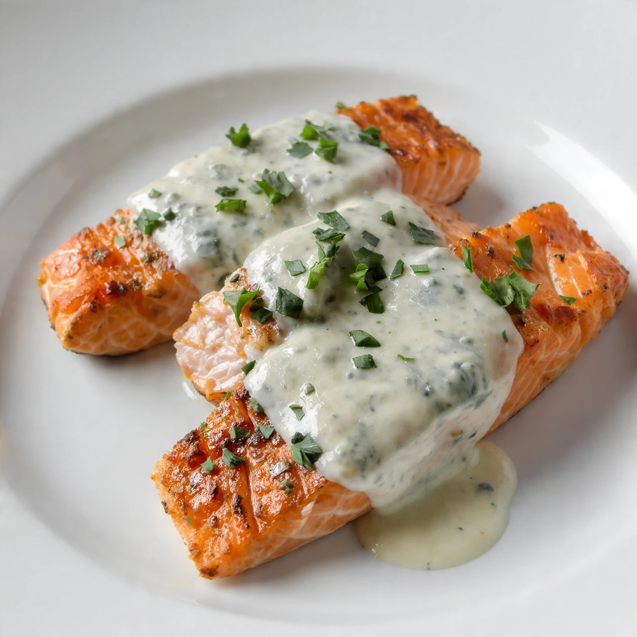 Baked Boursin Salmon Recipe