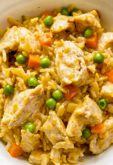 Best Crockpot Chicken Fried Rice Easy Recipe Simple Slow Cooker Chicken Fried Rice Dinner Quick Crockpot Chicken Fried Ric...