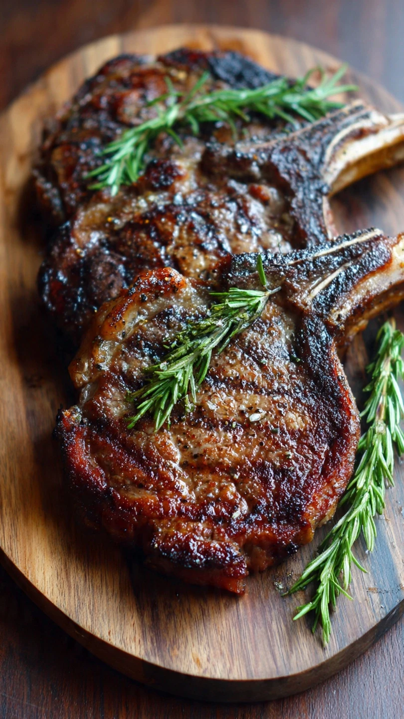 Best Seasoning For Seared Rib-eye Steak How To Cook Bone-in Rib-eye On Stove Perfect Seared Bone-in Rib-eye Recipe Seared ...