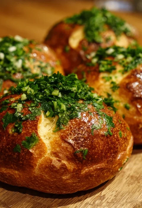 Cheesy Garlic Butter Biscuit Bombs