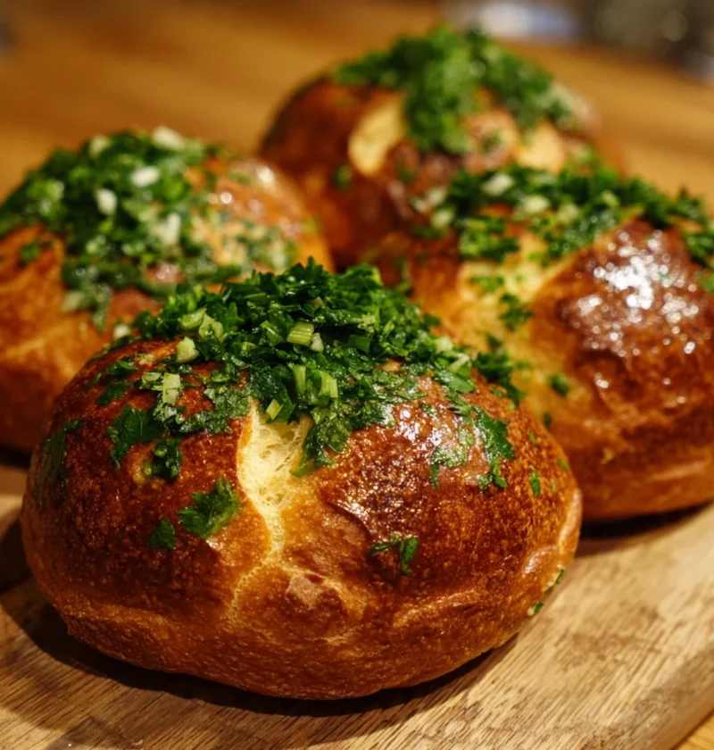 Cheesy Garlic Butter Biscuit Bombs