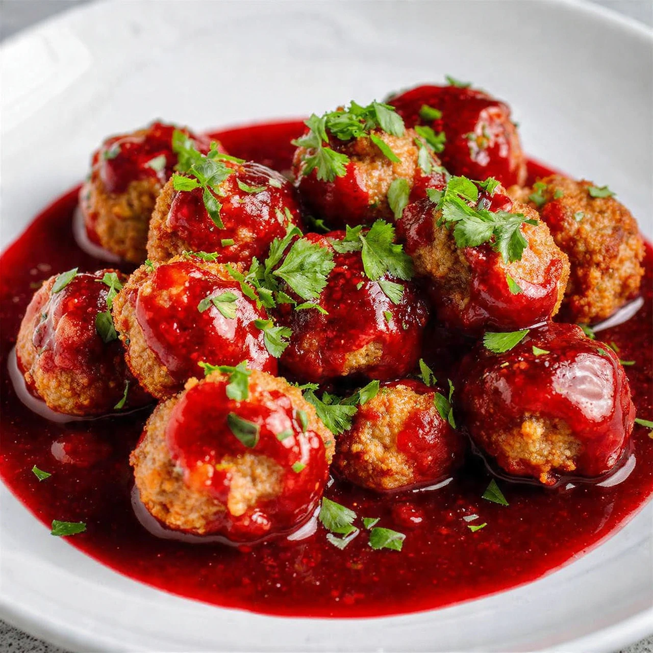 Cherry-coded Cranberry BBQ Meatballs Recipe Homemade Cherry Cranberry BBQ Meatballs Best Sauce For Cranberry Meatballs Slo...