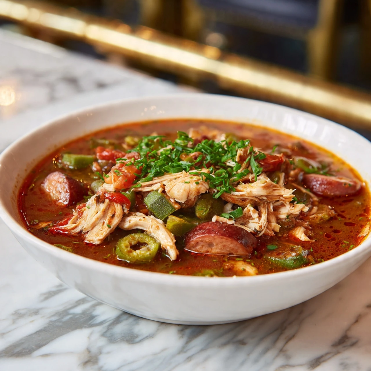 Chicken Sausage Gumbo