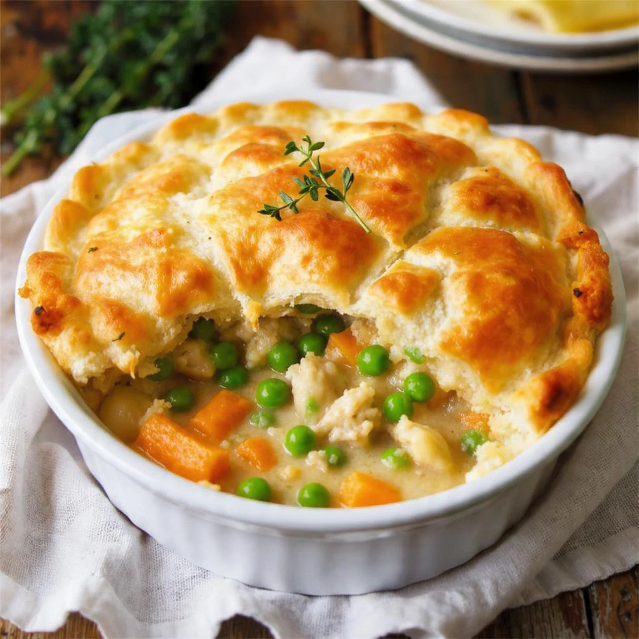 Chicken Pot Pie Casserole