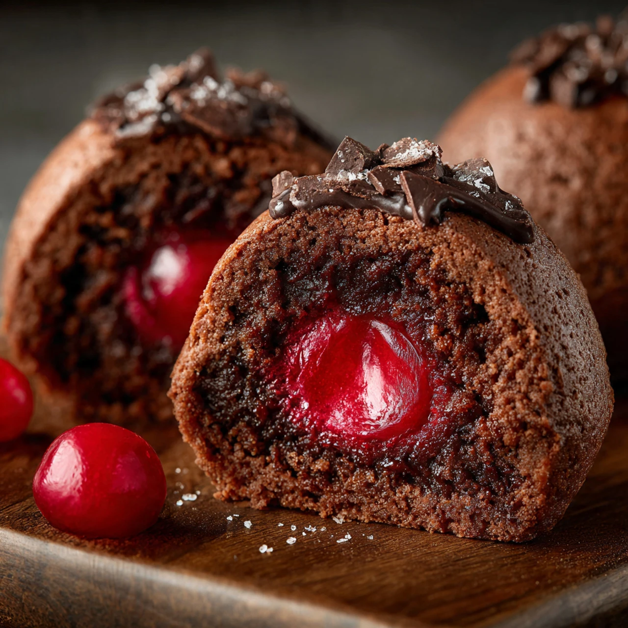 Chocolate Brownie Cherry Bombs Recipe Crown Royal Cherry Dessert Ideas How To Make Crown Royal Chocolate Brownies Gourmet ...