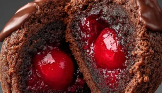 Chocolate Brownie Cherry Bombs Recipe Crown Royal Cherry Dessert Ideas How To Make Crown Royal Chocolate Brownies Gourmet ...