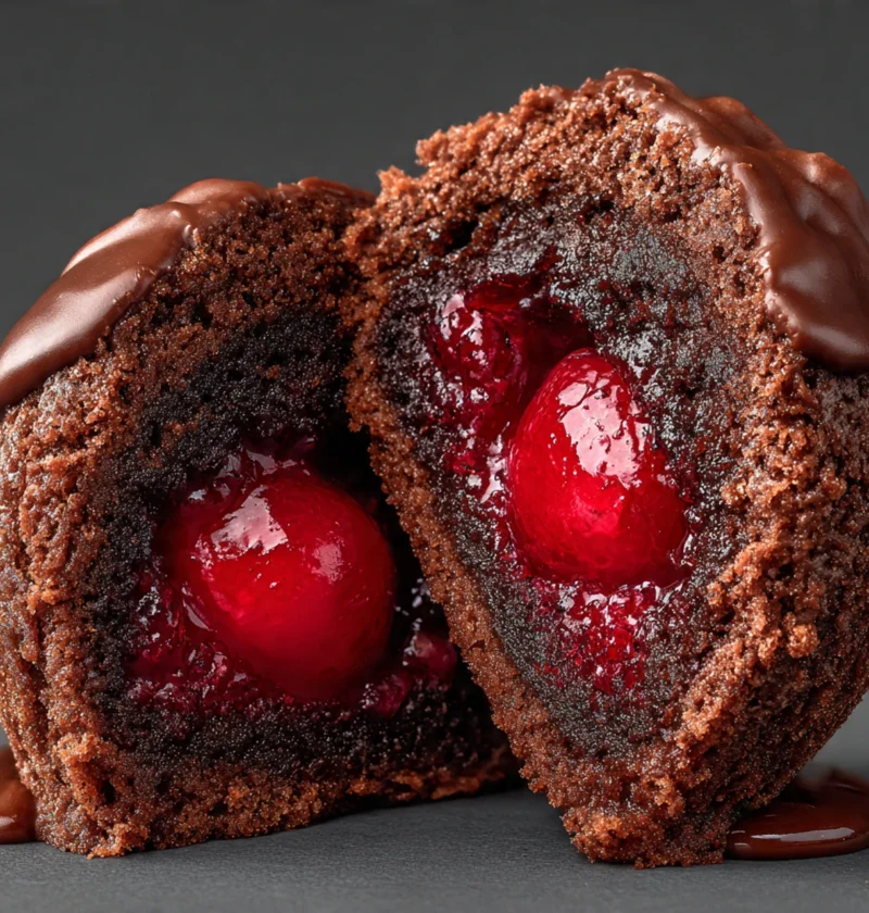 Chocolate Brownie Cherry Bombs Recipe Crown Royal Cherry Dessert Ideas How To Make Crown Royal Chocolate Brownies Gourmet ...