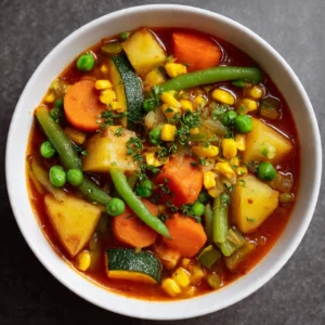 Cozy Crockpot Vegetable Soup