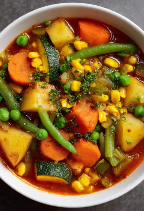 Cozy Crockpot Vegetable Soup