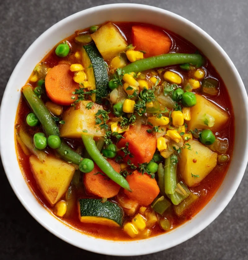 Cozy Crockpot Vegetable Soup