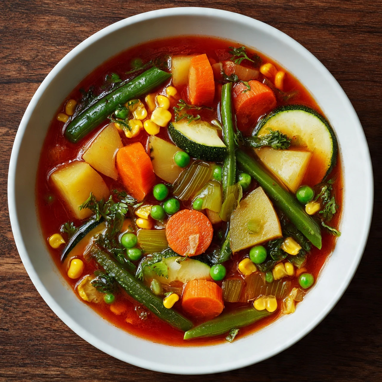 Cozy Crockpot Vegetable Soup